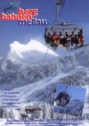 Poster 2000 der Bergbahnen Mellau